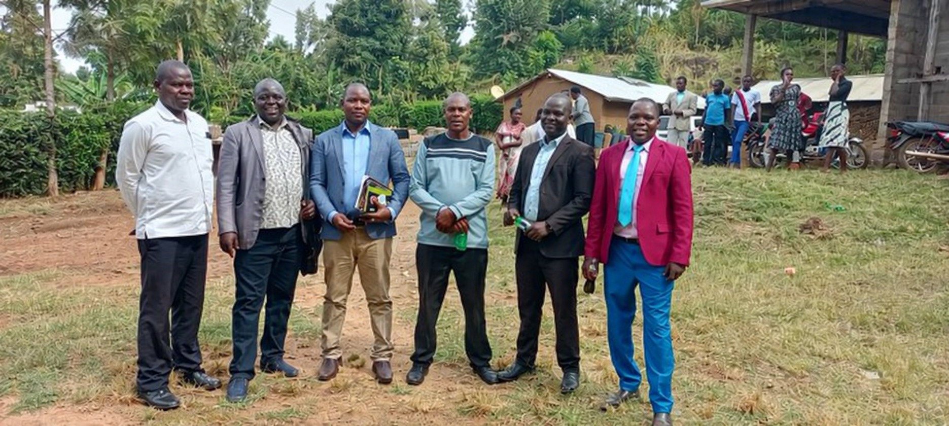 Local church leaders gathered in Uganda